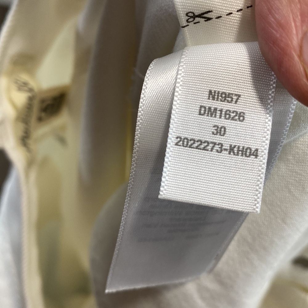 Madewell baggy straight white distressed - Picture 5 of 8